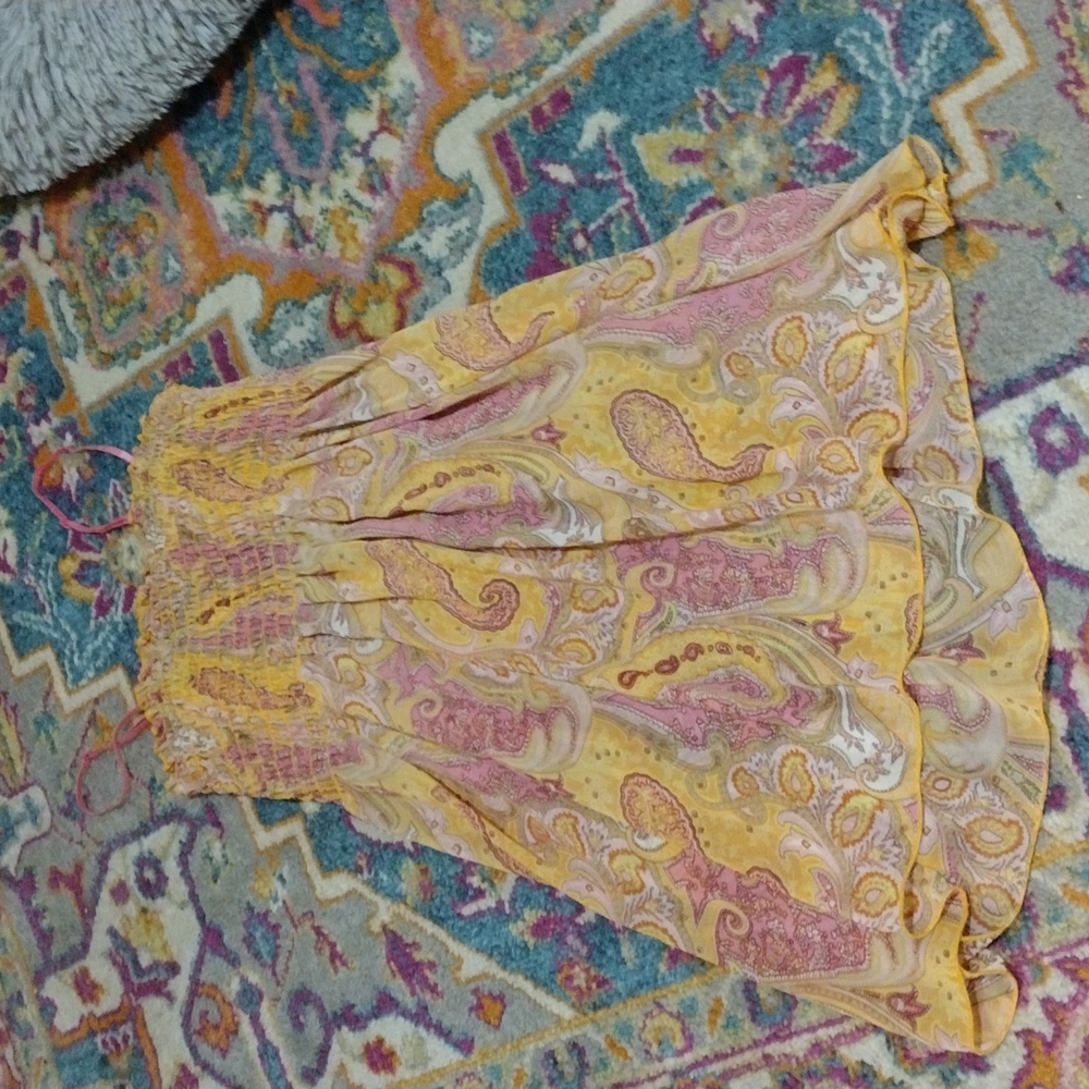 Boutique Paisley top/minidress